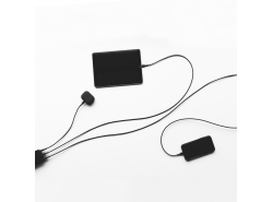Set 3x Green Cell GC Ray Lightning Cable 30cm, 120cm, 200cm with white LED backlight, fast charging Apple 2.4A