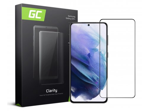 Verre Trempe pour Samsung Galaxy S21+ Protection Ecran GC Clarity Ecran 2.5D Film Protecteur Écran Compatible