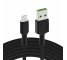 Câble Lightning 1,2m LED Green Cell Ray Charge rapide pour Apple iPhone