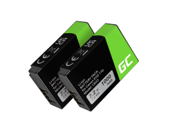 2x Batterie Green Cell ® LP-E17 pour caméra Canon EOS 77D 750D 760D 8000D Rebel T6i T6s Kiss X8i Half-Decoded 7.2V 1000mAh